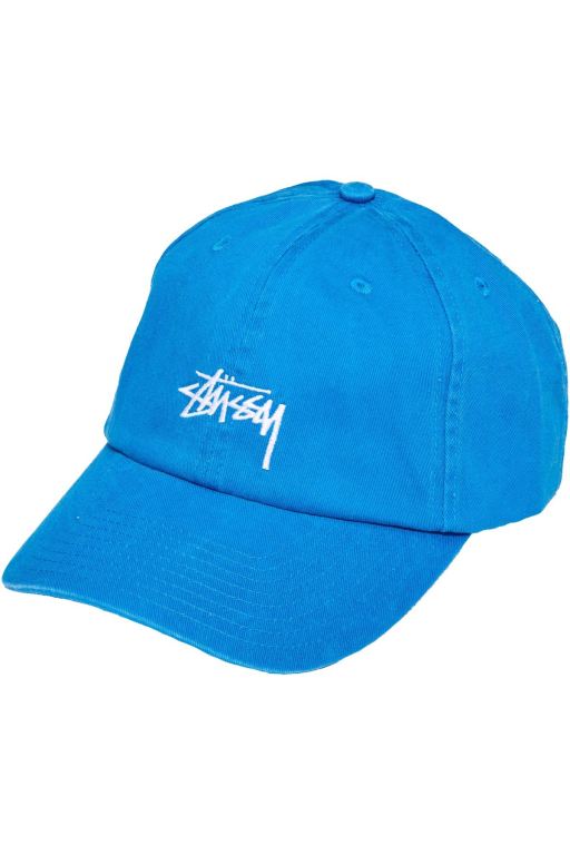 Stussy Mens Stock Low Pro Hats Blue - VBFUD3597